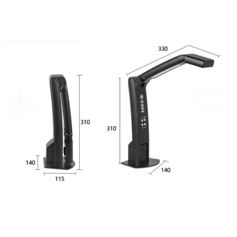 Document Camera Visualizer - Cámara de Documentos Portátil Plegable, Presentador