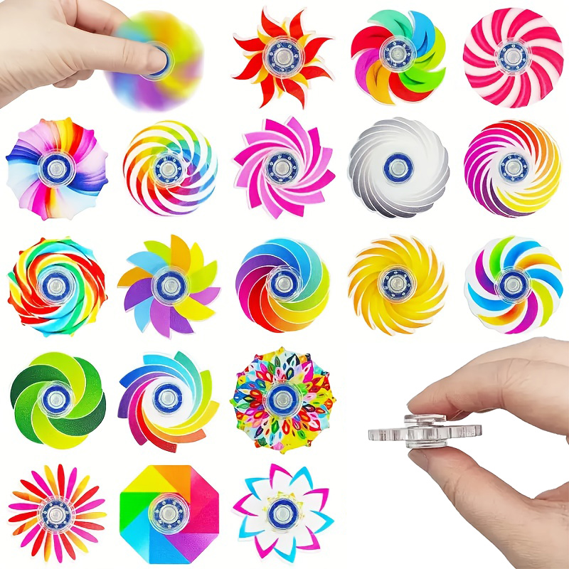 Electronics Gadgets Bag - 5/10/20 piezas Mini Spinner Arcoíris, Juguetes