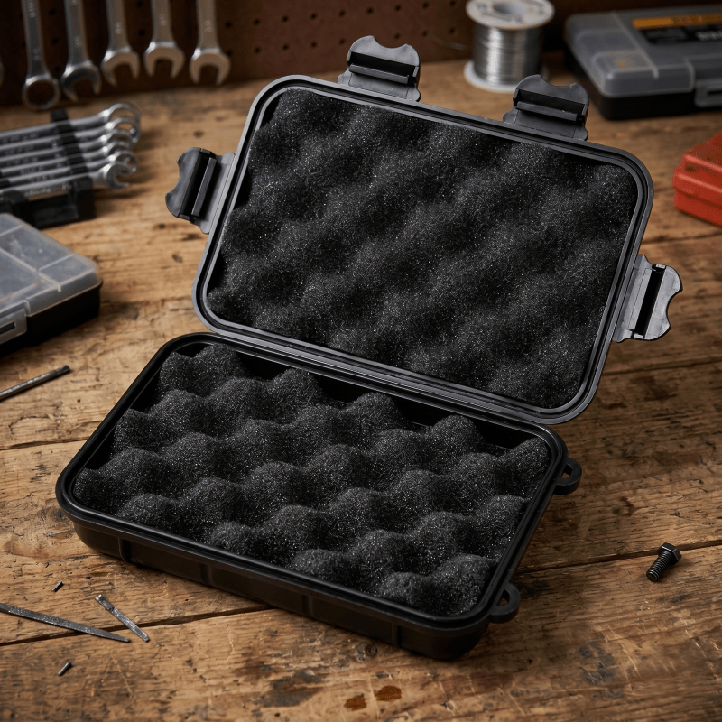 Electronics And Gadgets With S - Caja de Almacenamiento Impermeable de Plástico