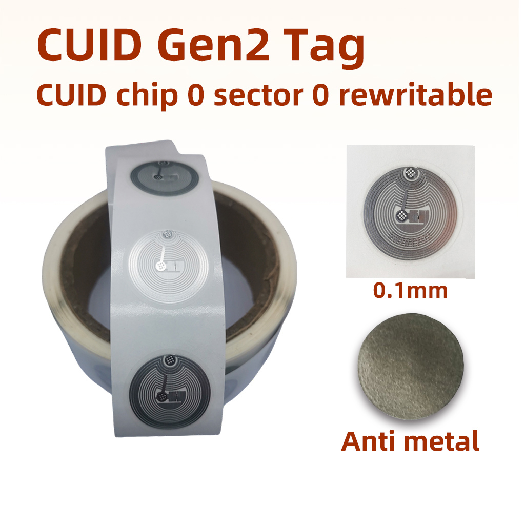 Nfc Tag Programmable - Cuid pegatina incrustación húmeda 13,56 mhz