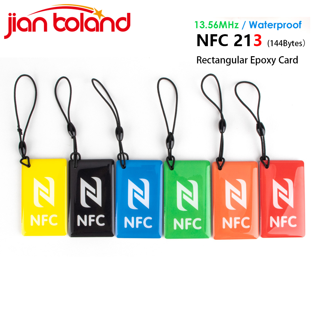 Nfc Tag Programmable - Tarjeta inteligente Rectangular de 6 piezas,