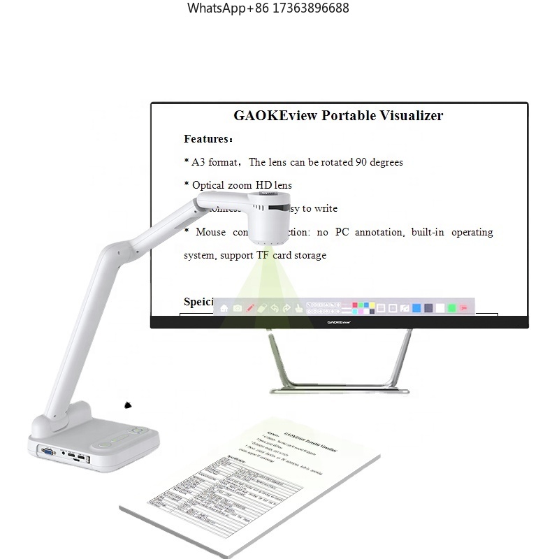 Escáner de Documentos Gaoke A3 - Document Camera Visualizer reseña y precio