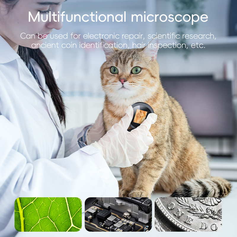 Microscopio de enfoque automát - Digital Magnifier Reading reseña y precio